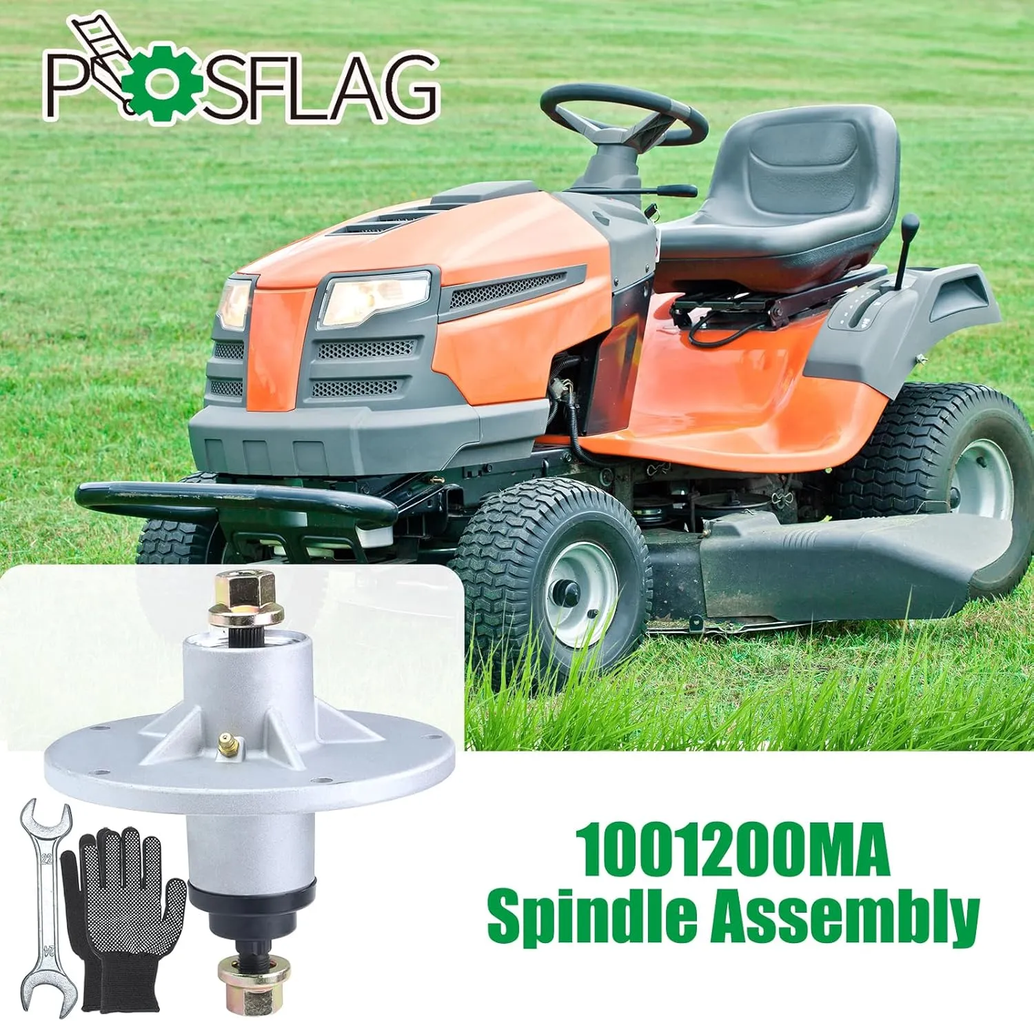1001200MA Spindle Assembly Pre-Greased Replaces Murray 1001200 Spindle Assembly, Murray 40 inch Mower Spindle 1001194, 7601127MA 1001194MA 721447 690488MA for Murray 38" 40" 42" 46" Tractors
