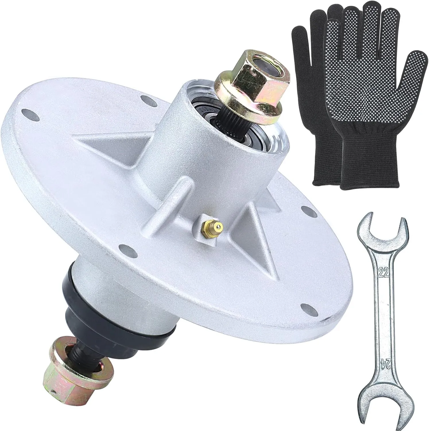 1001200MA Spindle Assembly Pre-Greased Replaces Murray 1001200 Spindle Assembly, Murray 40 inch Mower Spindle 1001194, 7601127MA 1001194MA 721447 690488MA for Murray 38" 40" 42" 46" Tractors
