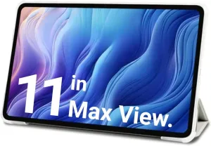11 Inch Tablet Android 14 Tablets, 2024 GMS Certified, Octa Core Tablet PC with case12GB RAM 128GB ROM 1TB Expand, 8000mAh, Fast Charging, 5GWiFi, BT5.0, FM, GPS (Blue-1)