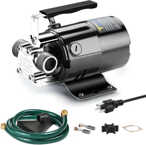 1/10HP 330GPH 115-Volt Mini Portable Electric Utility Sump Transfer Water Pump with Water Hose Kit