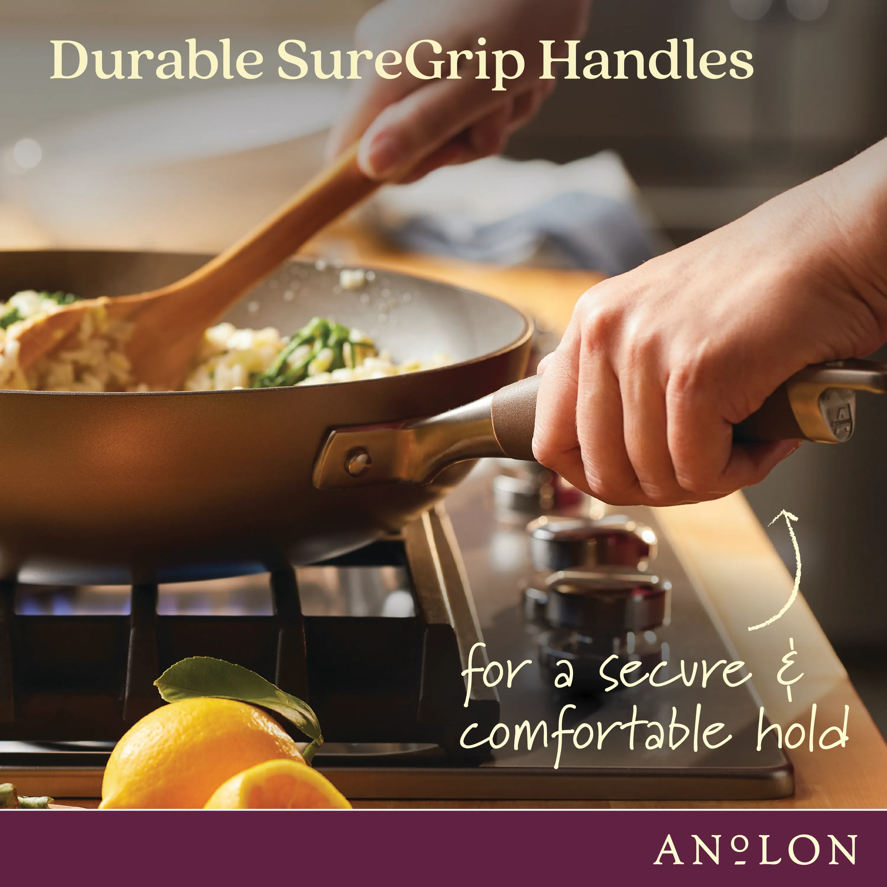 12-Inch Hard Anodized Nonstick Ultimate Pan with Lid