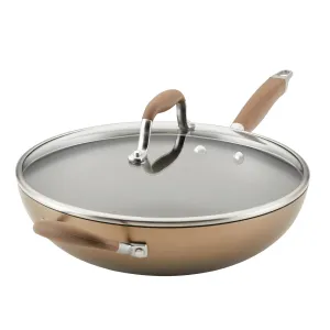 12-Inch Hard Anodized Nonstick Ultimate Pan with Lid