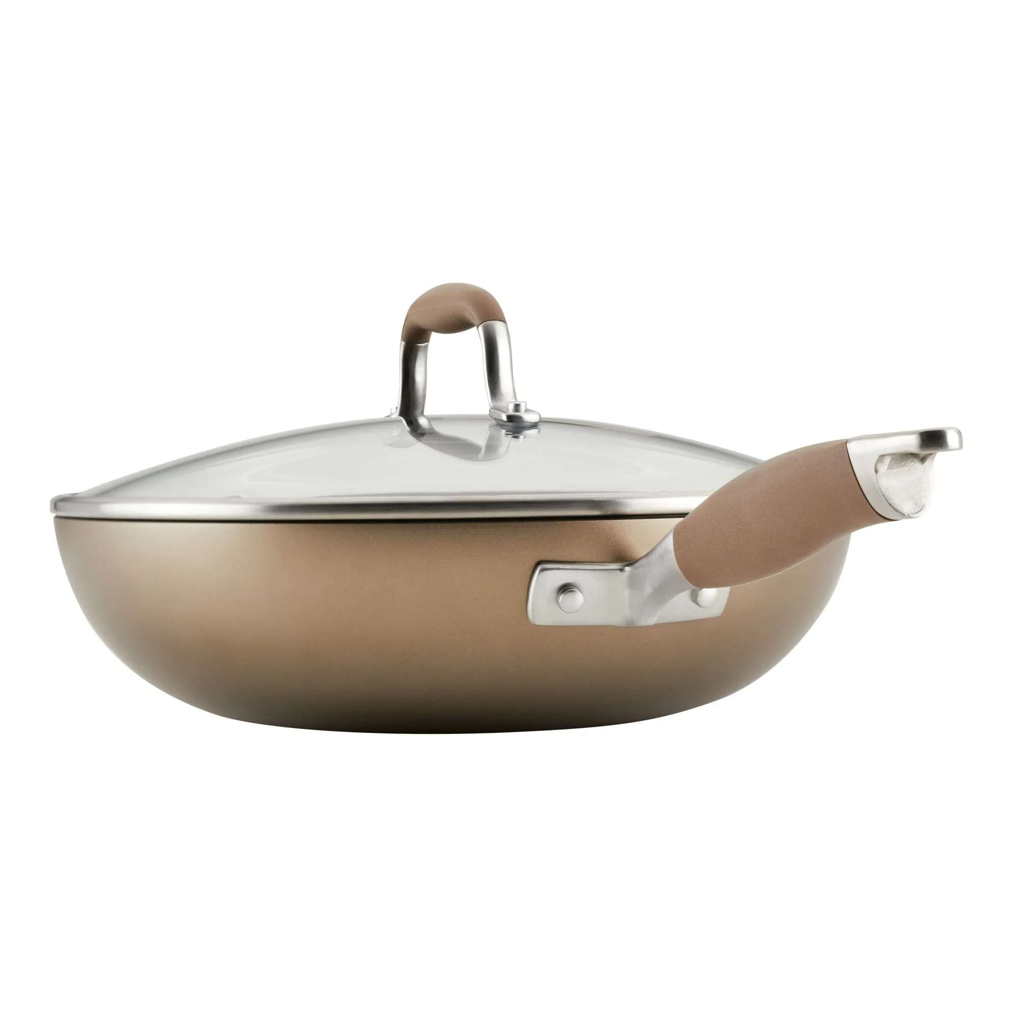 12-Inch Hard Anodized Nonstick Ultimate Pan with Lid
