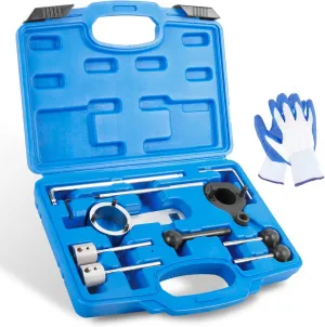 12Pcs Camshaft Timing Belt Tool Kit Compatible for VW Audi Tiguan Seat Skoda 1.6 2.0 TDI Diesel Replace T10264 T10265 T10060A 3359 T10051 T10490