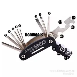 15 in 1 Bicycle Multi Repair Tool Set Kit