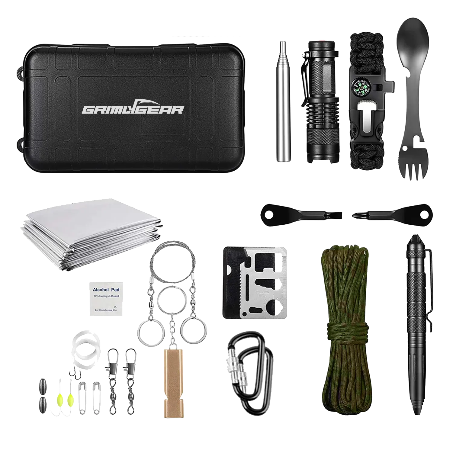 15 IN 1 Survival Kit