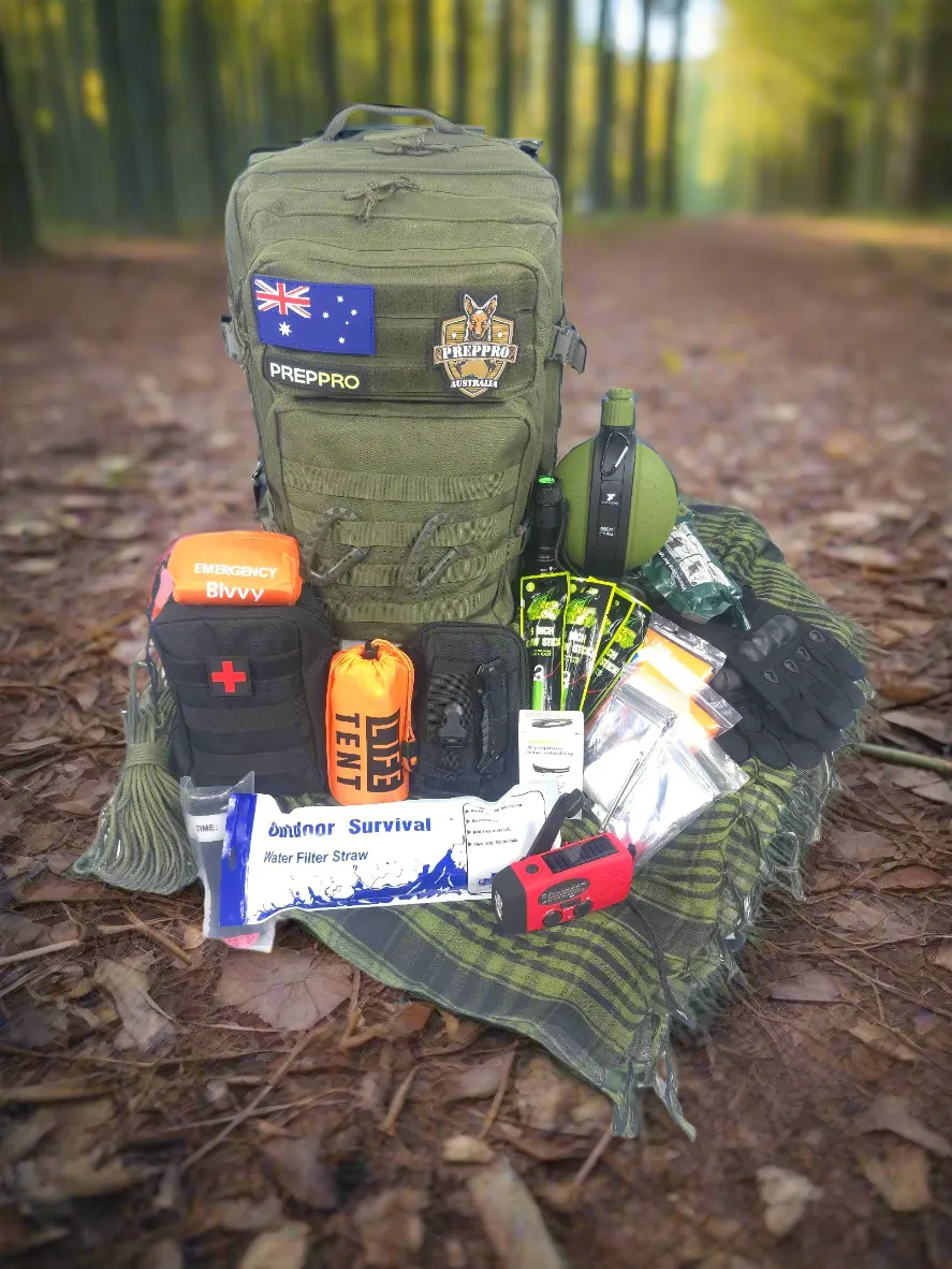 192-Piece PrepPro Basecamp Bug Out Bag – The Ultimate Outdoor & Emergency Gear