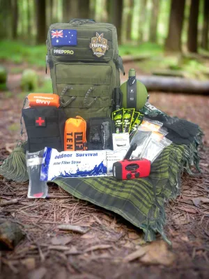 192-Piece PrepPro Basecamp Bug Out Bag – The Ultimate Outdoor & Emergency Gear
