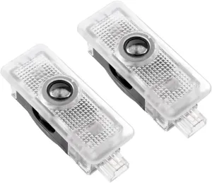 2 Pcs Non-Fading MB Door Light Logo, Projector Welcome Lamp Door Light Puddle lights Kit Compatible with Accessories CLA45 CLA250 E200 E400 C200 COUPE CLS45 CLS300 CLS350 CLS400 (CLA/CLS/C/E Coupe)