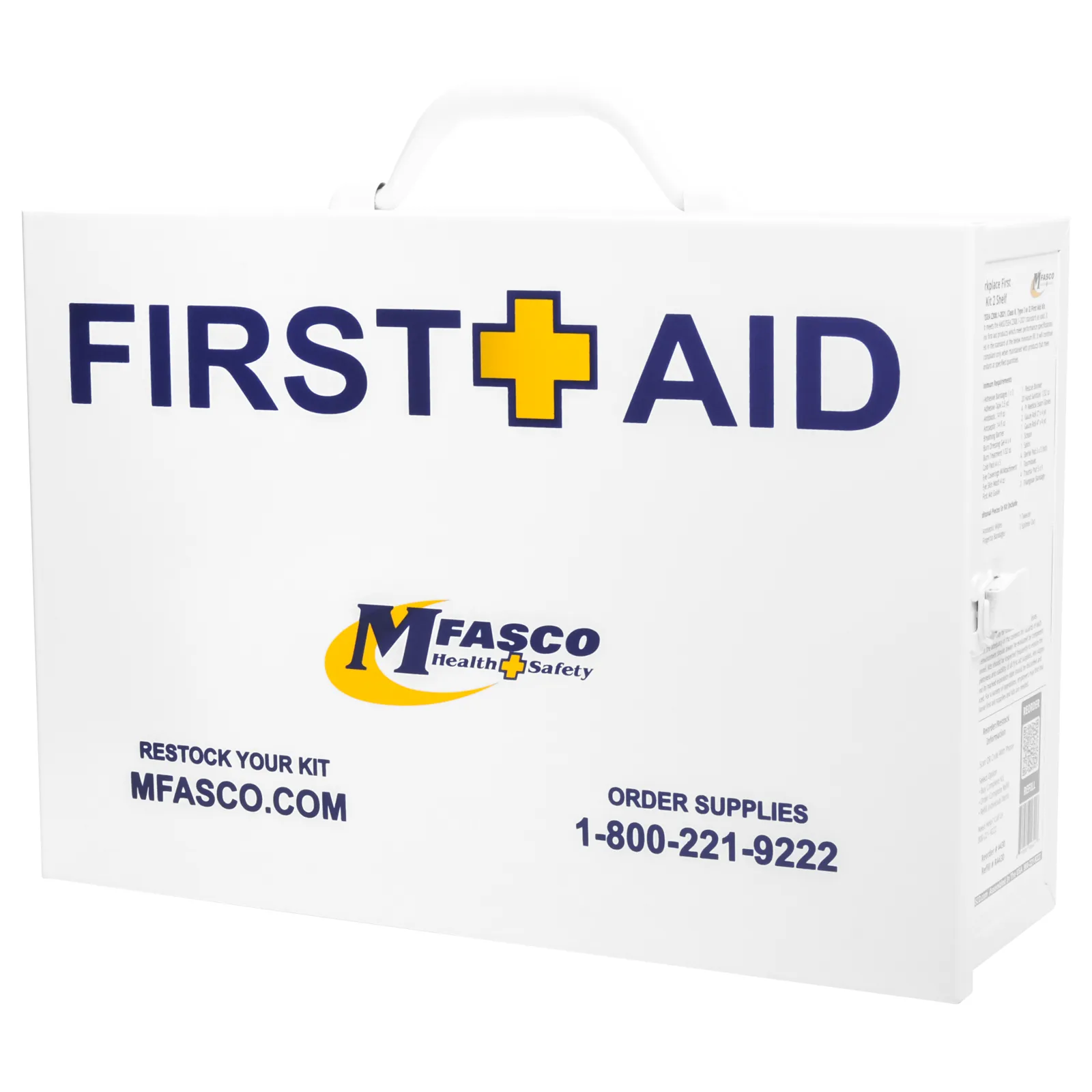 2 Shelf First Aid Kit Osha Fill W/Logo