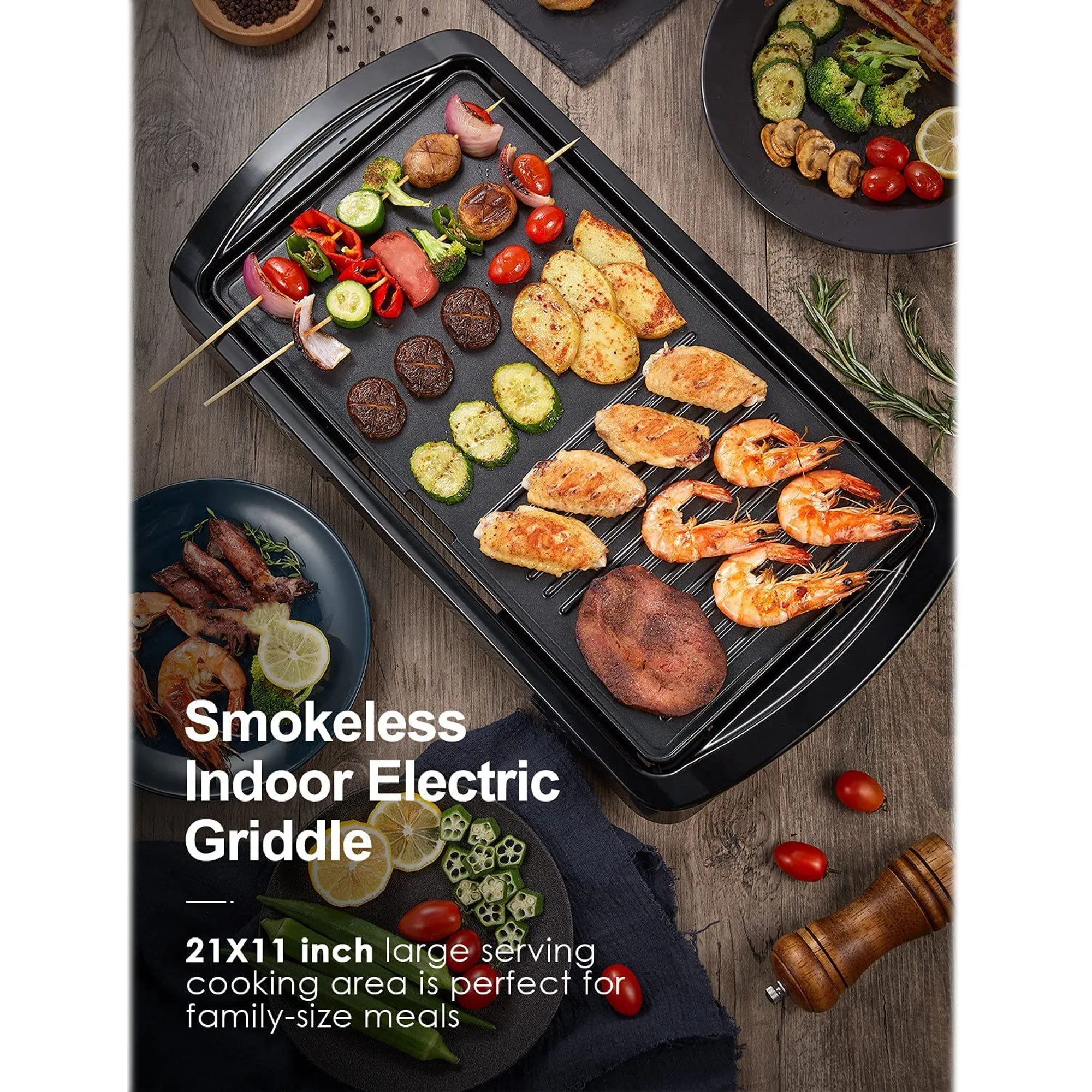 20-Inch Nonstick Electric Griddle