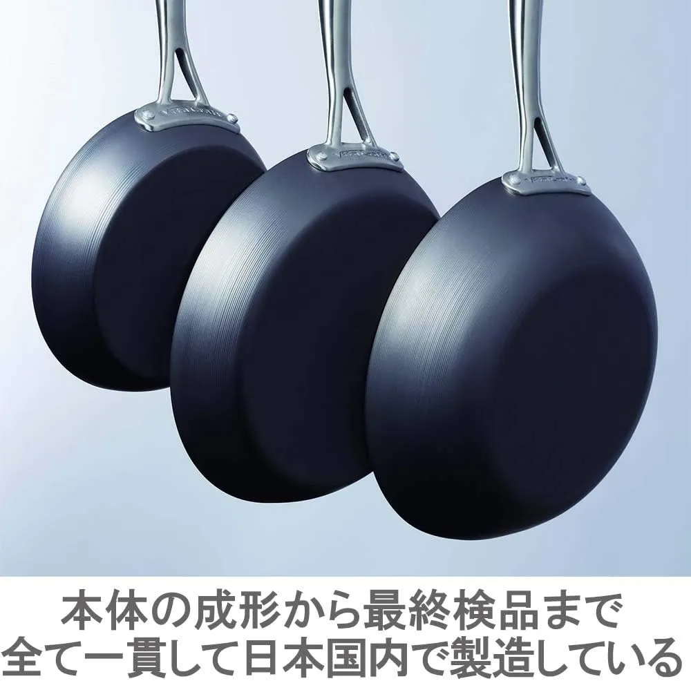 2006 Rust Resistant, Non-Sticking, Super Iron, Deep Fry Pan, 11.0 inches (28 cm), Frying Pan, Made in Japan, Artisan Squeeze Processing, Gas IH Compatible