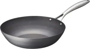 2006 Rust Resistant, Non-Sticking, Super Iron, Deep Fry Pan, 11.0 inches (28 cm), Frying Pan, Made in Japan, Artisan Squeeze Processing, Gas IH Compatible