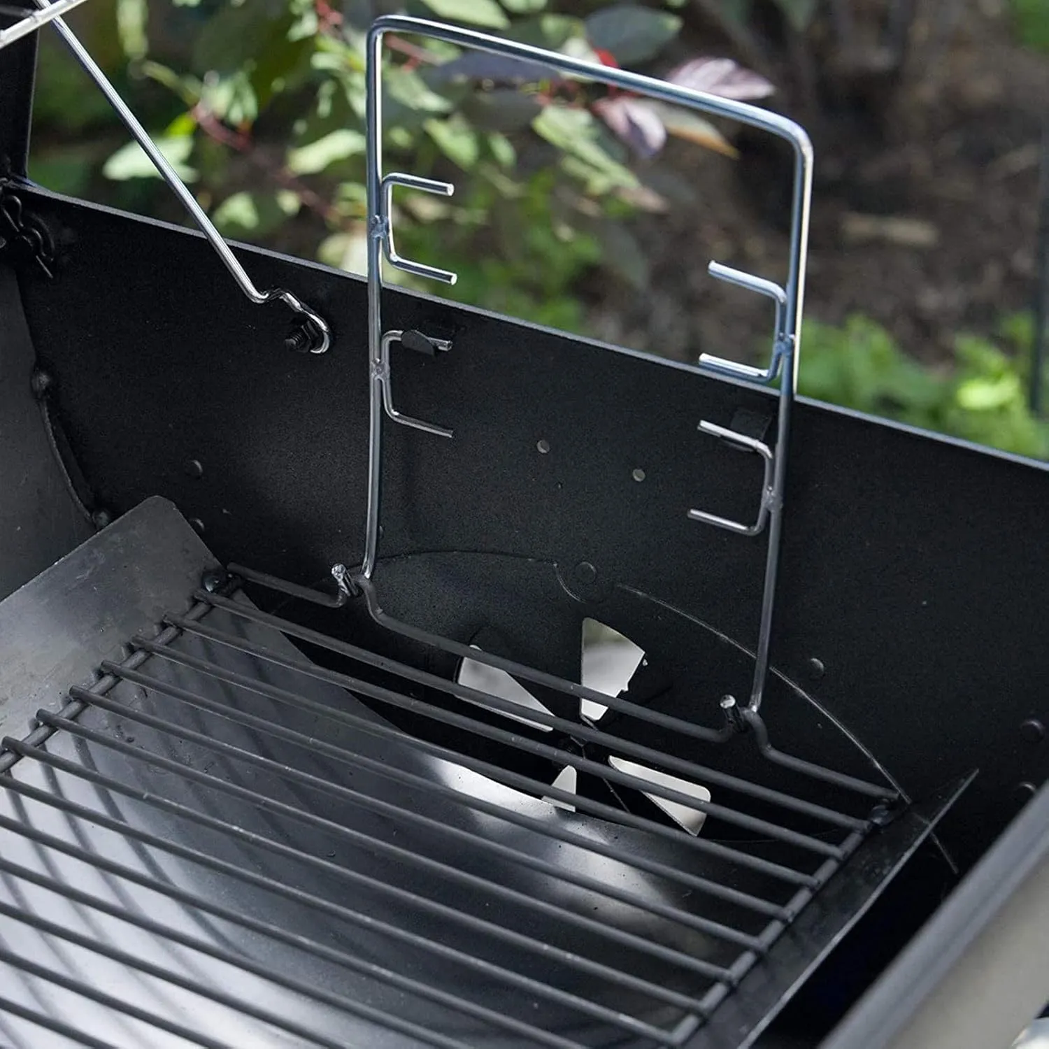 27 Inch Ash Pan Replacement Parts for Char Griller 1224, 1324, 2121, 2222, 2727 and Charbroil Grills, Charcoal Tray with 2pcs Fire Grate Hanger Set