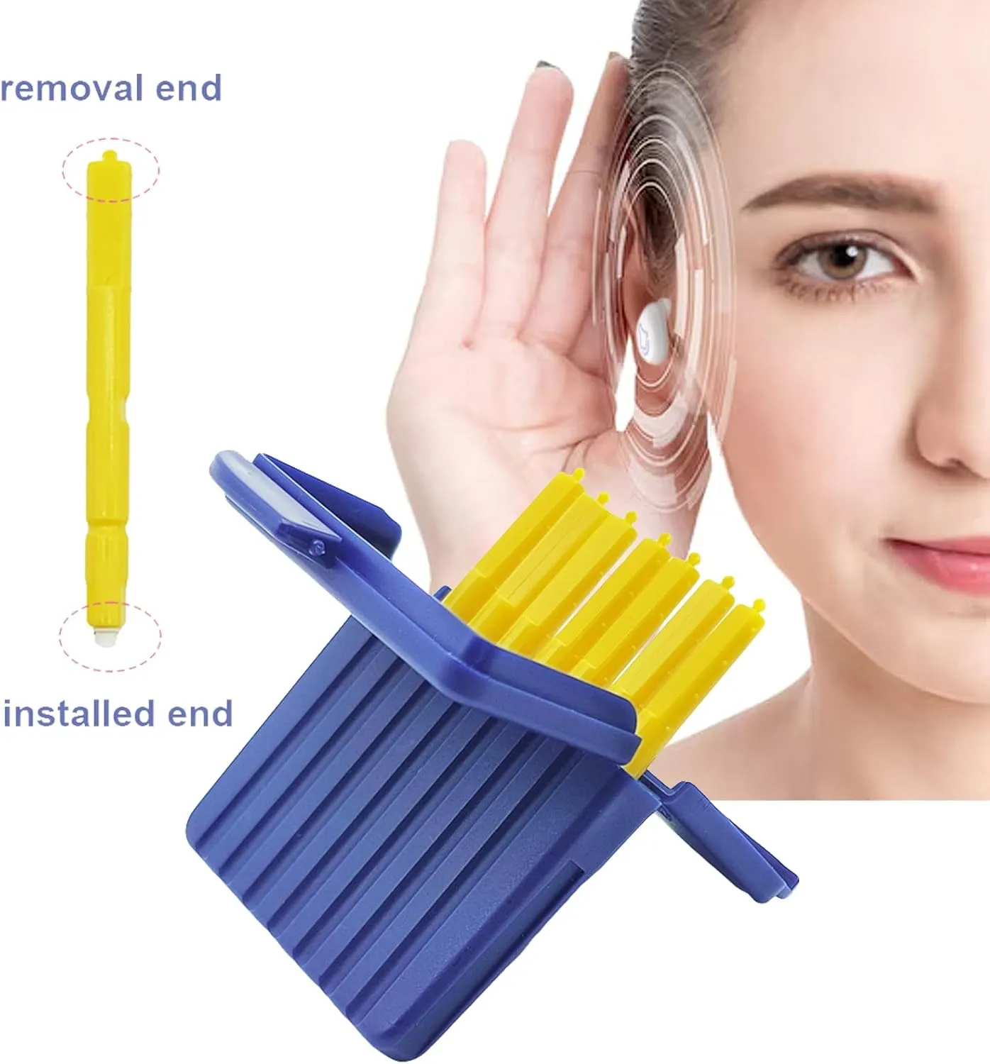32 pcs for Starkey Hear Clear Hearing Aid Wax Guards Filters Replacement 1.2mm Compatible with All Starkey Hearing Aids Models Hearing Aid Supplies Accessories Removal Cleaning Tool Kit