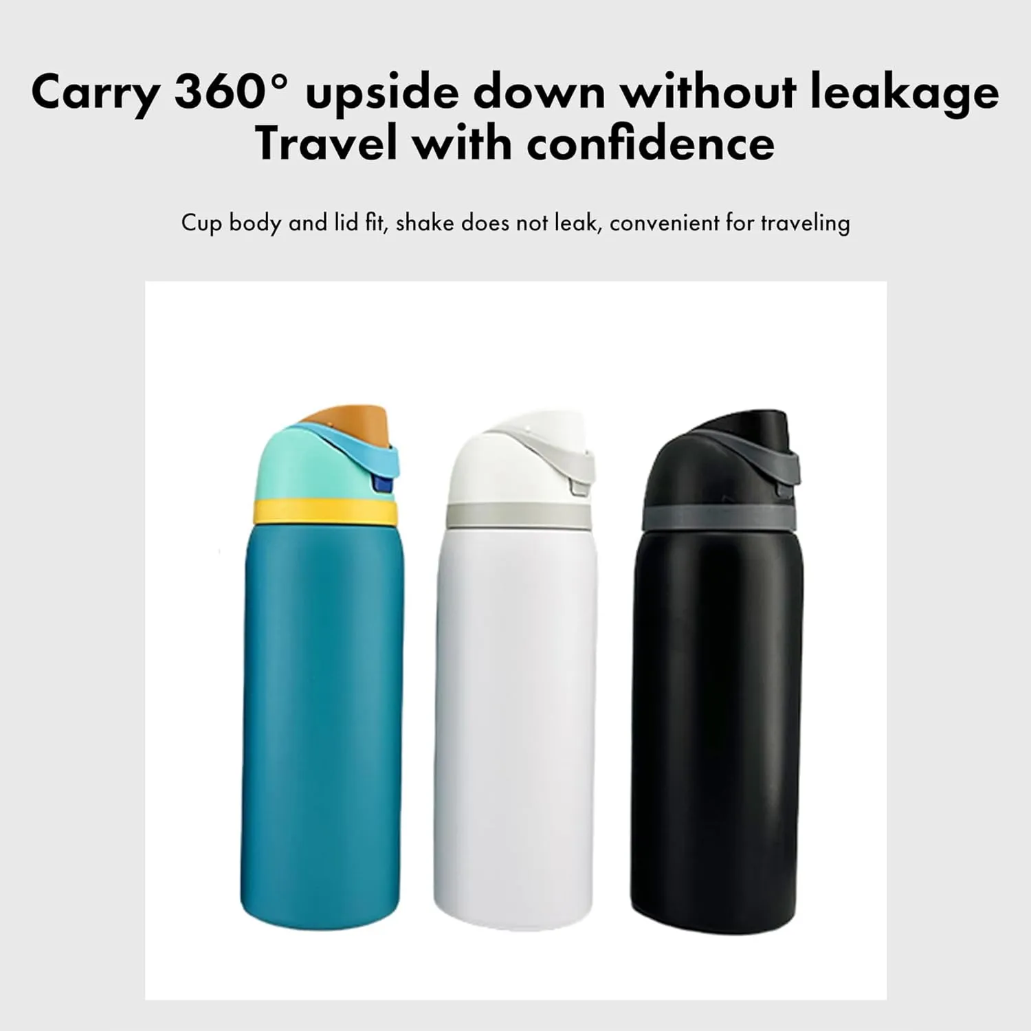 32oz Stainless Steel Insulated Water Bottle Bounce Lid Portable Travel Mug (Pink)