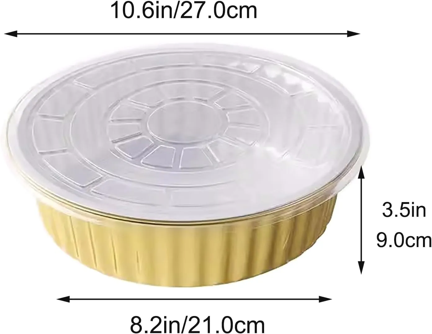 3/6 pcs Aluminum Foil Pans with Lids, Camping Pan, Disposable Camping Pot for Outdoor Cooking, Meal Prep, Oven, Freezer and Microwave