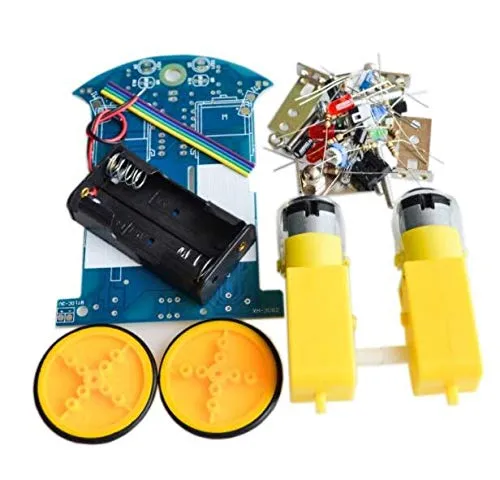 3D Printer Parts & Accessories - D2-1 DIY Kit Intelligent Tracking Line Smart Car Kit TT Motor Electronic DIY Kit Smart Patrol Automobile Parts DIY Electronic