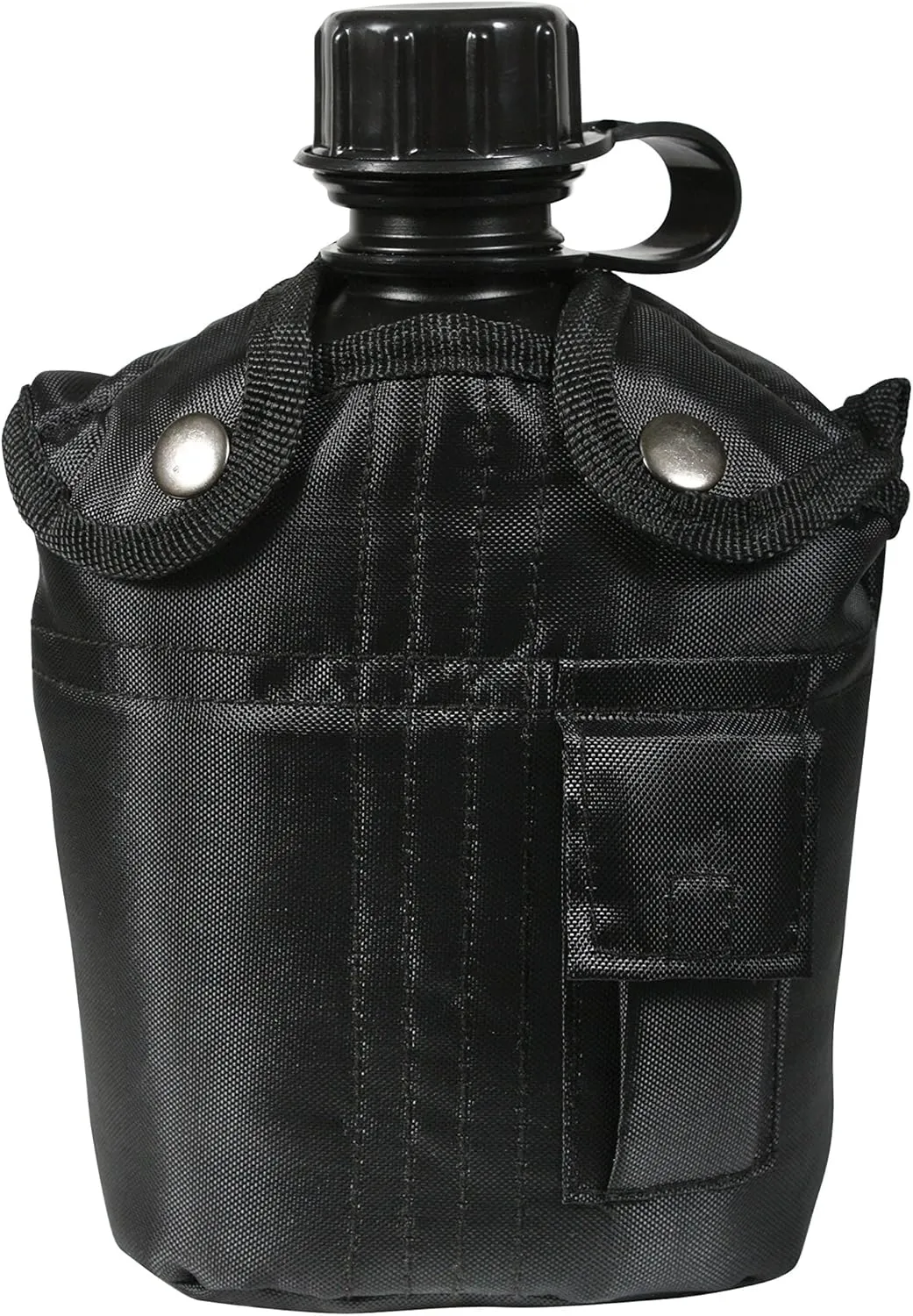 3PC Canteen KIT W/Cover &Aluminum Cup-Black