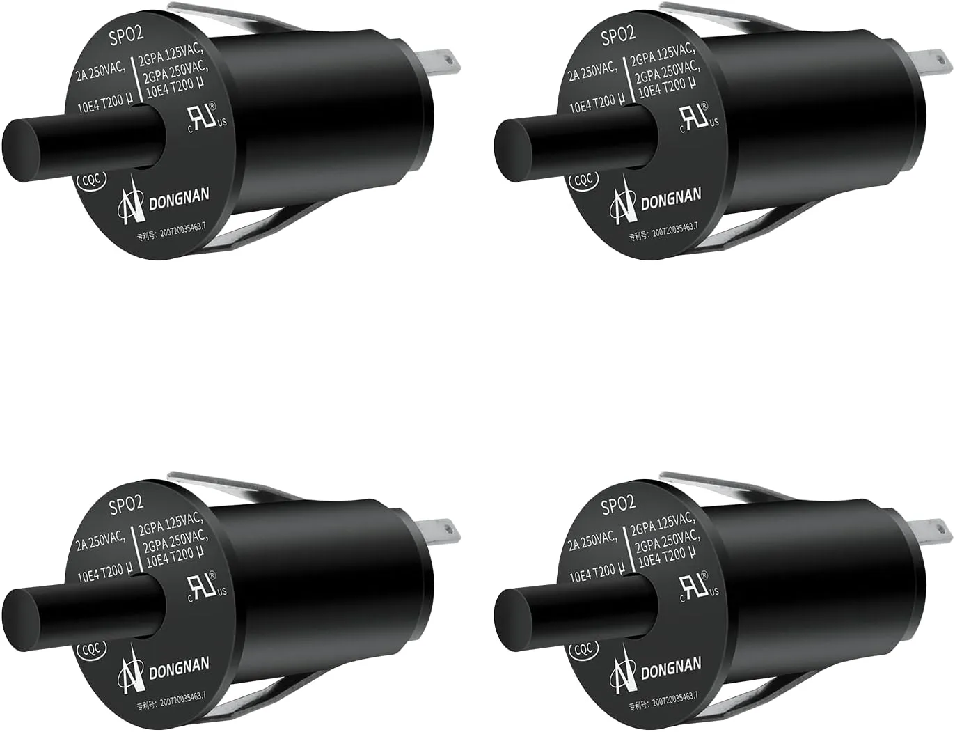 4-Pack Hopper Lid/Door Switch Replacement for Char-Griller Grill Compatible with Char-Griller Gravity Fed 980 Charcoal Grill