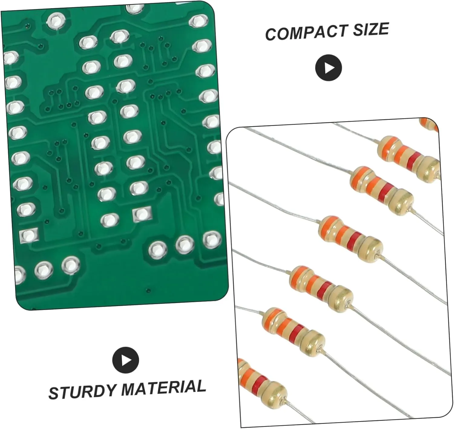 5sets Electronic Kit Portable Soldering Project for Skill Development Fun Teaching Tool for Electronics for Advanced Users Lightweight Easy to Assemble