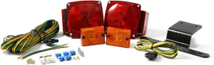 65370-5 Trailer Lighting Kit (with Clearance Marker), Black