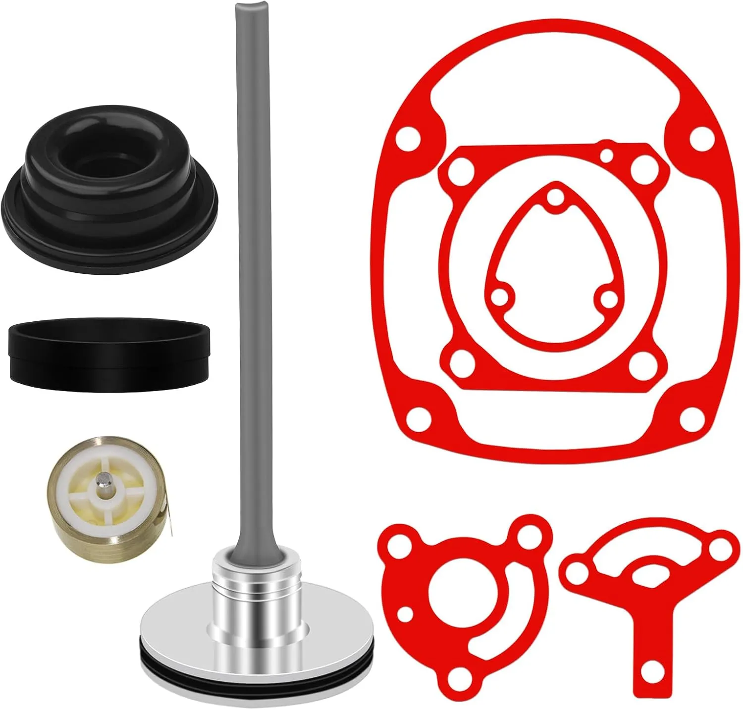 877-323 878-303 Driver, Bumper, Ribbon Spring, Cylinder Ring & Gasket Service Kit for Hitachi NR83A/A2 NR83A3 NR83A2 NR83A5 NR83A2(S) DBM83-04 Guns (Black)