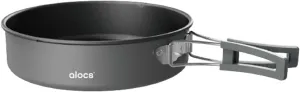 8in Camping Frying Pan Aluminum Alloy Camping Cookwa with Folding Handle for Camping Picnic Hiking