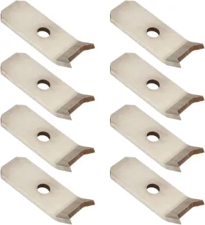 8pcs Trailer Wood Deck Clips Heavy Duty Floor Hold Down Steel Clips 1/4" Plate, Bearclaw Steel Clips Tie Down Anchor Kit for Utility Trailers and Flatbed Cargo, Trucks, Warehouse, Boat