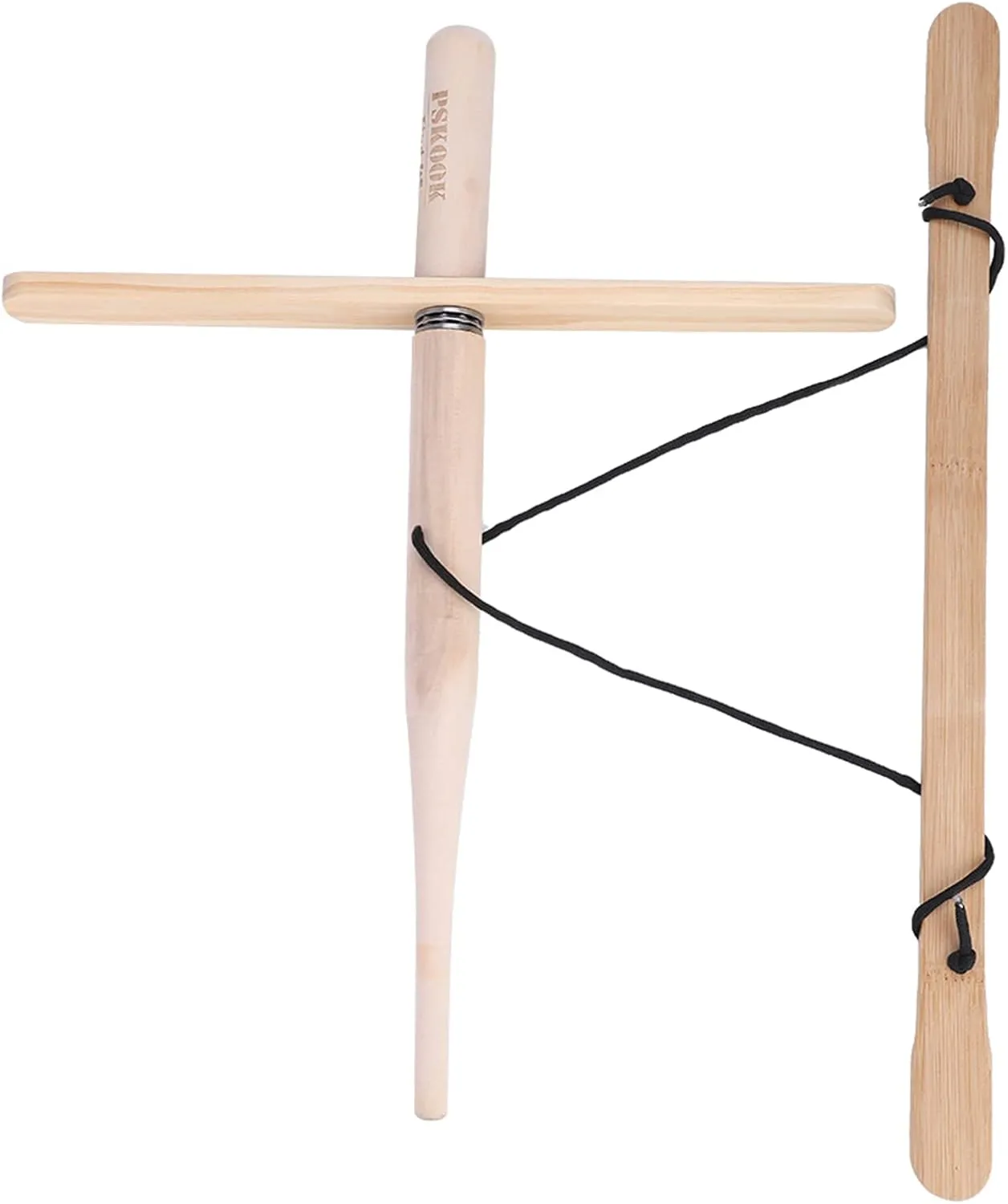 Alomejor Survival Wood Drilling Fire Making Tool, Long Service Life, Handle, Easy to Use for Hiking and Exploring