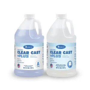 Alumilite Amazing Clear Cast Plus (1 Gal) Food Safe High-Gloss Epoxy Resin with UV Resistance, Perfect for Countertops, Coatings, Castings, Jewelry, Art, & DIY Projects Compatible with Dyes & Inks