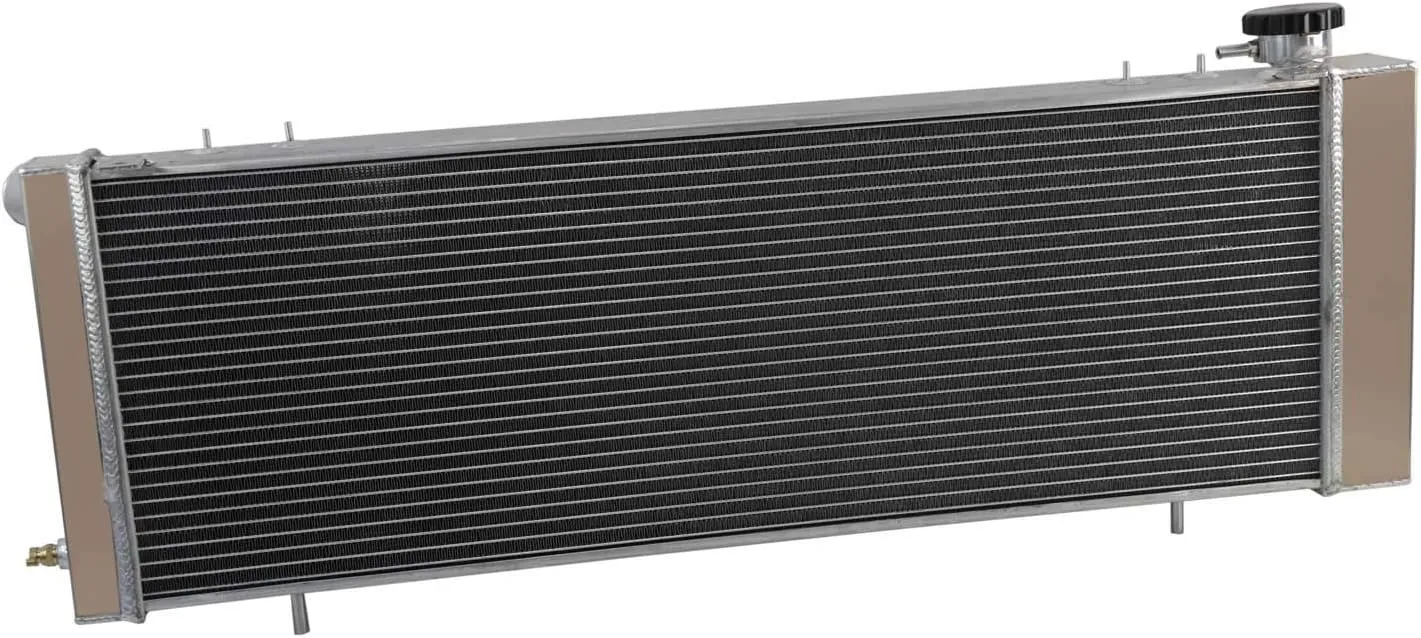 Aluminum Radiator For 1991-2001 92 93 94 95 96 97 98 99 Jeep Cherokee XJ 2.5 L4 4.0 L6 3 Row Radiators Shroud Fan Thermostat Relay