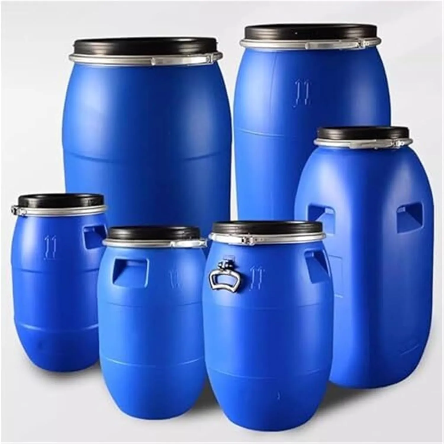 AMAZWI 30L/50L/60L/100L/120L/160L/200L Outdoor Water Tank,Thick Plastic Water Storage Container Portable Water Container Home Storage Bucket Camping Water Storage(30L)