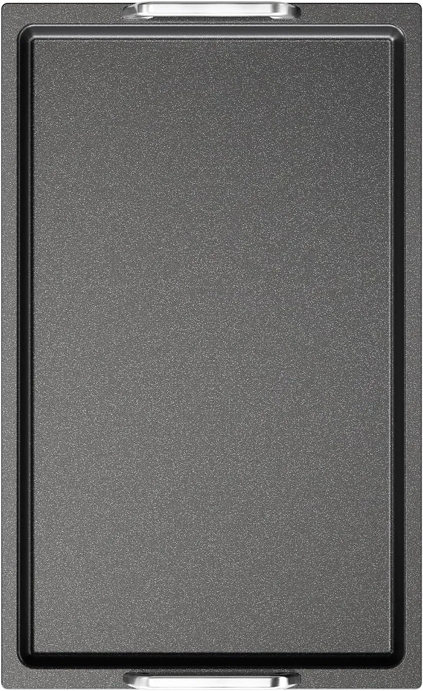 AMT Gastroguss The "World´S [.]" Professional Grill Plate, 53 x 33 cm, 2 cm deep, Stainless Steel Handles, die-cast Aluminium, Non-Induction, Lotan® Non-Stick Coating, AMZN-25333-G-US