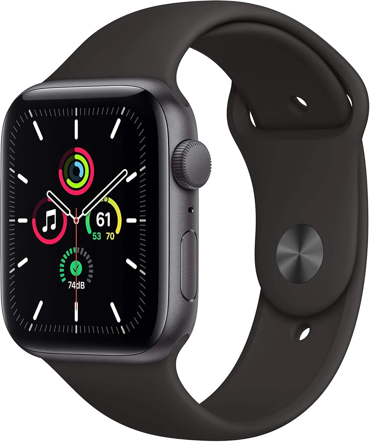 Apple Watch SE, 44mm, GPS, Aluminum (Space Gray)