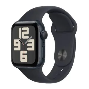 Apple Watch SE GPS 40mm Midnight Aluminium Case with Midnight Sport Band - M/L
