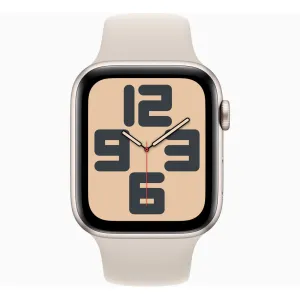 Apple Watch SE2 40mm GPS   Cellular 2nd Gen Starlight Aluminium Case Starlight Sport Band (S/M) - AU Version  ( Refurbished Grade - A )