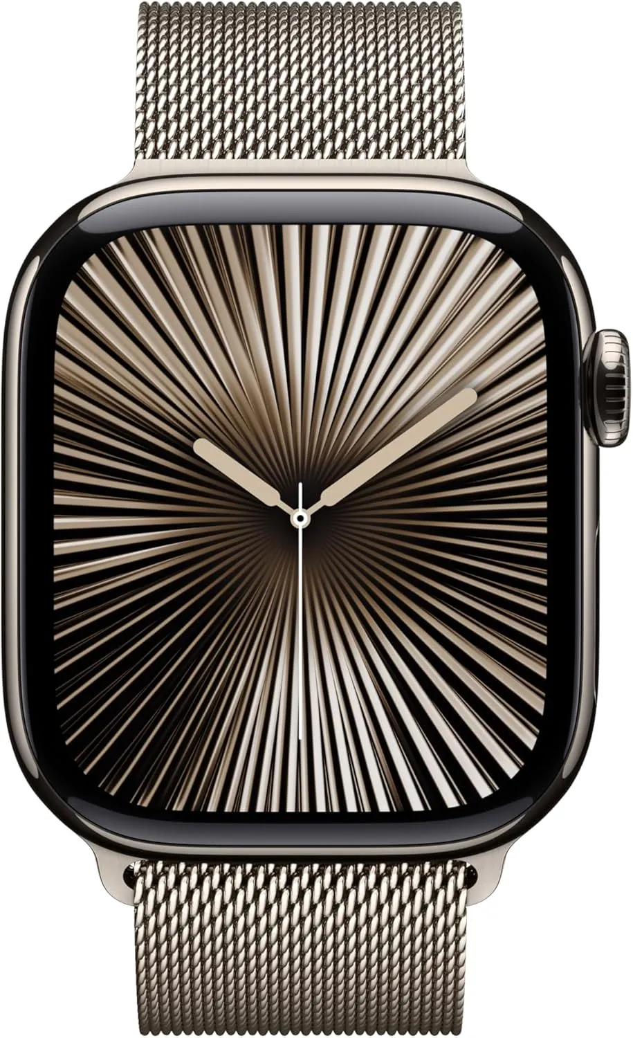 Apple Watch Series 10 [GPS   Cellular 42mm case] Smartwatch with Natural Titanium Case with Natural Milanese Loop. Fitness Tracker, ECG App, Always-On Retina Display, Carbon Neutral
