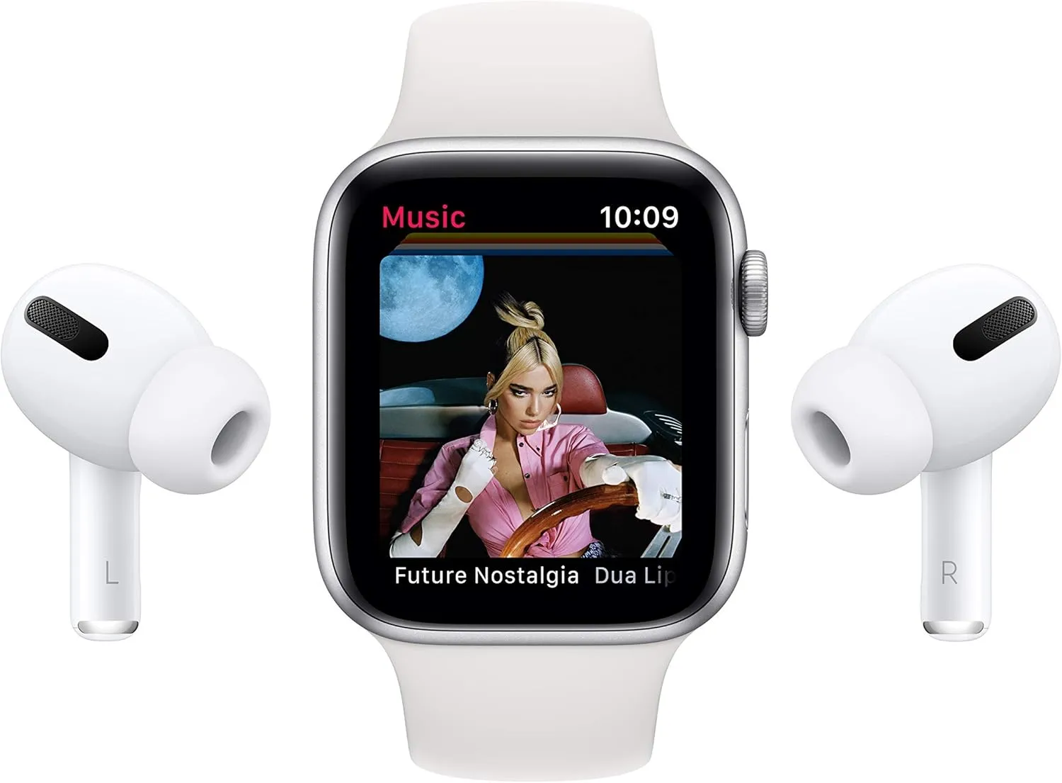 Apple Watch Series 6 (GPS, 44mm) - Blue Aluminum Case with Deep Navy Sport Band (Renewed)