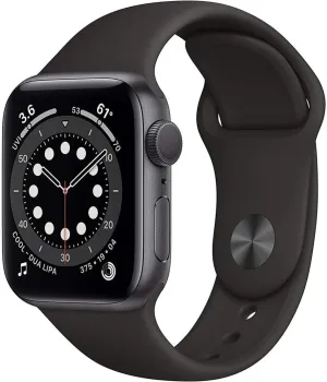 Apple Watch Series 6 (GPS   Cellular, 40mm) - Space Gray Aluminum Case with Black Sport Band (Renewed)