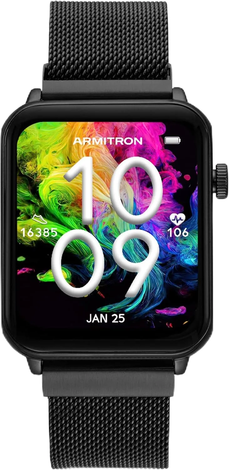 Armitron Connect Matrix Smartwatch, Health and Fitness Tracker, Sport Modes, Water Resistant and More