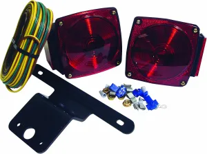 attwood 14060-7 Submersible Multi-Function LED Trailer Light Kit,Silver, One Size