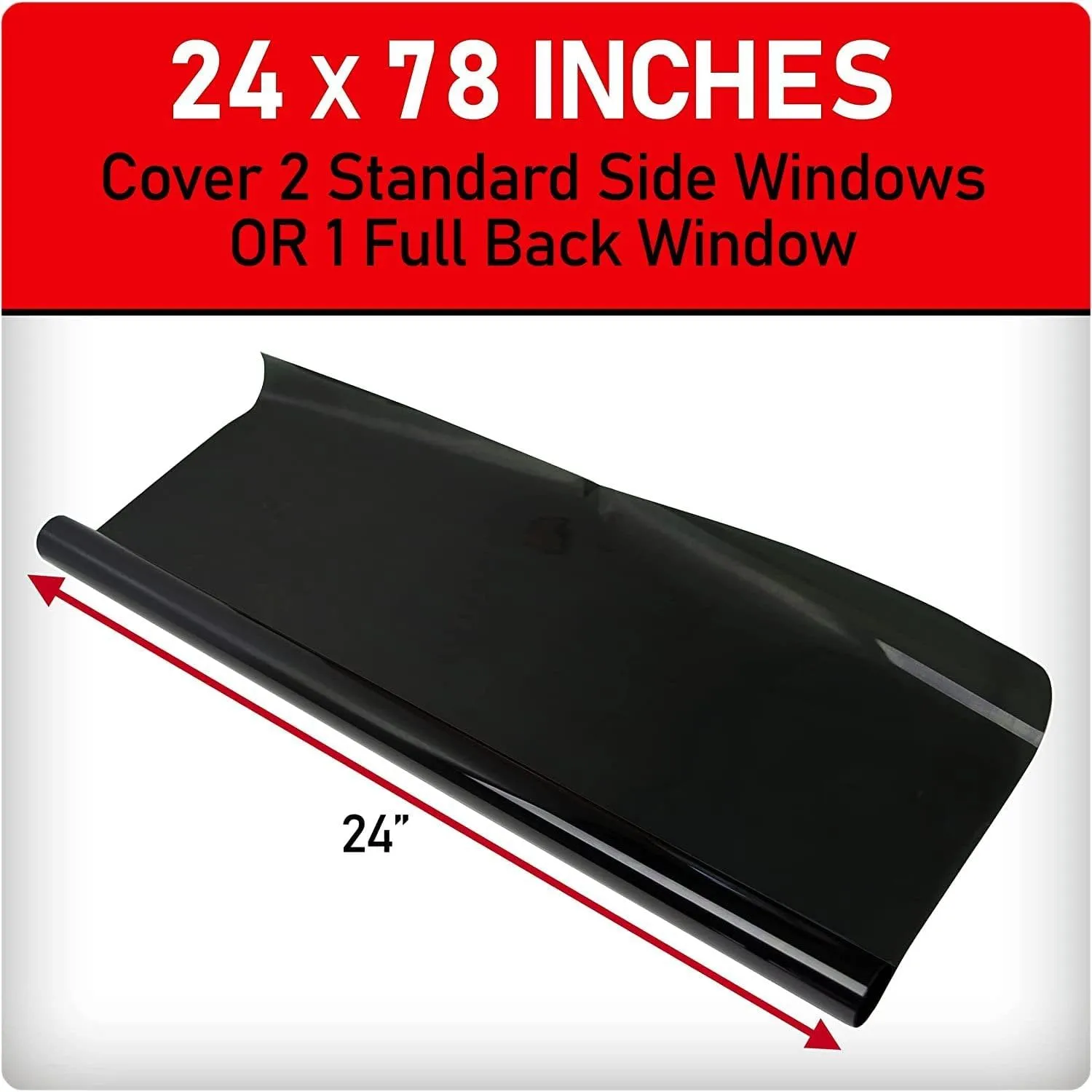Auto Expressions Black Magic 5044831 Select Scratch Resistant Tint Film, 20% VLT, 24-Inches x 78-Inches