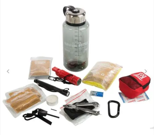 Avalanche Outdoor Camping Survival Kit Bottle