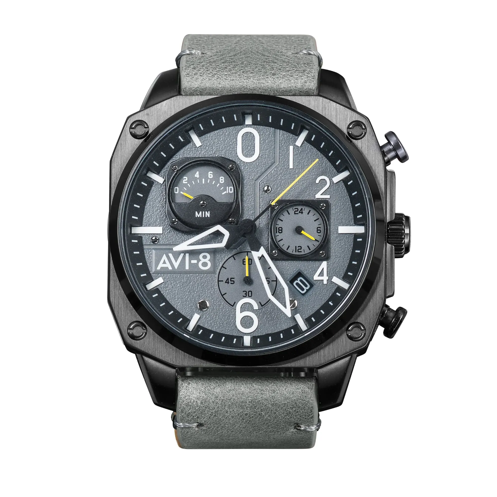 AVI-8 Hawker Hunter Retrograde Chronograph Sea Gray Men's watch