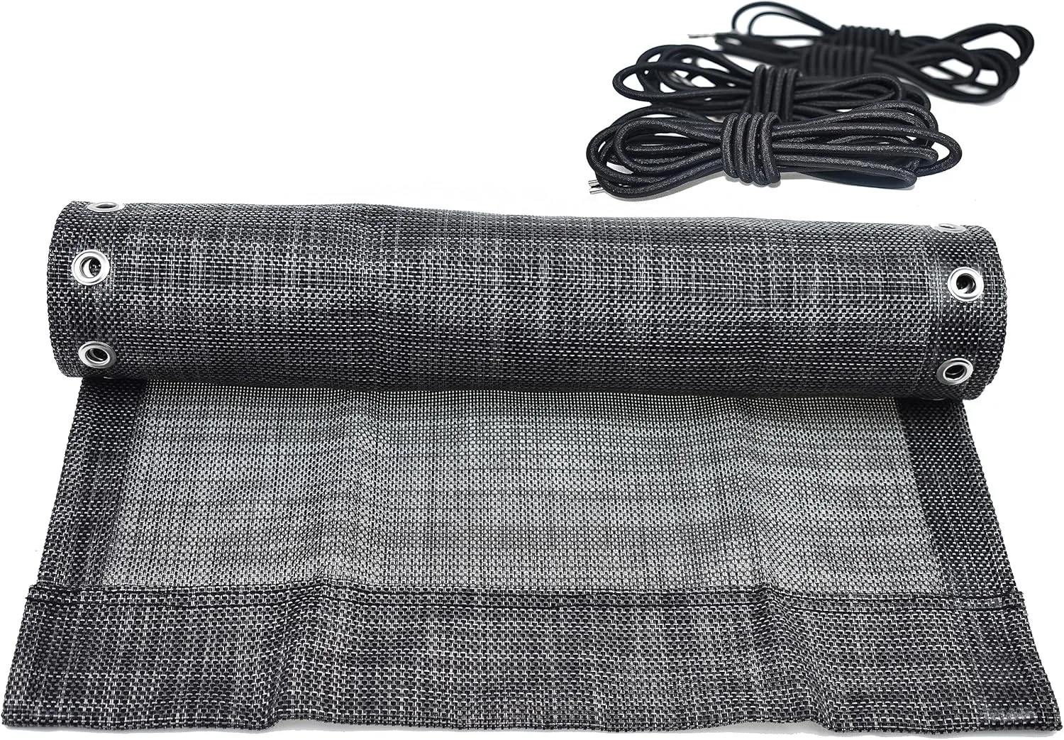 Azatemgo Zero Gravity Chair Replacement Fabric with Bungee Cord Kit (Gris, 21" W x 63“H)
