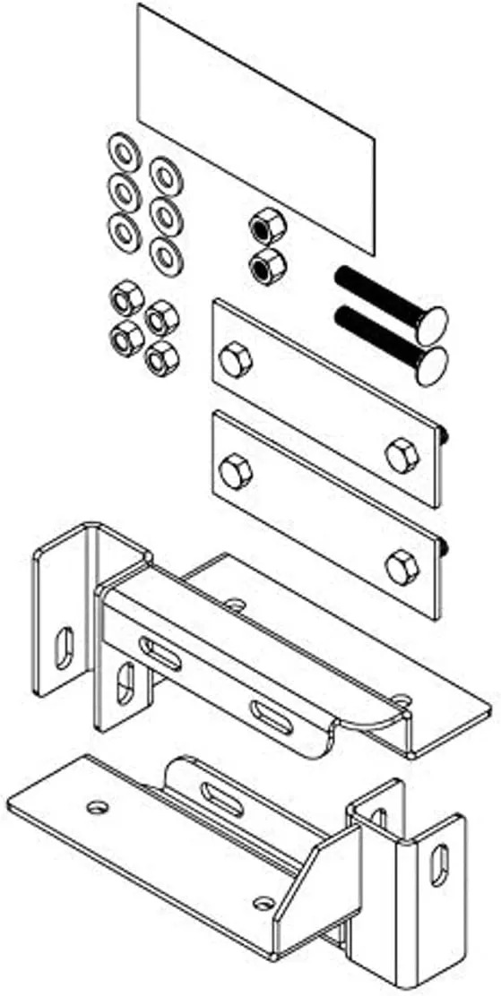 BackRack - Utility Body Hardware Kit Drill and Bolt Between Utility Bed Standard (30940)