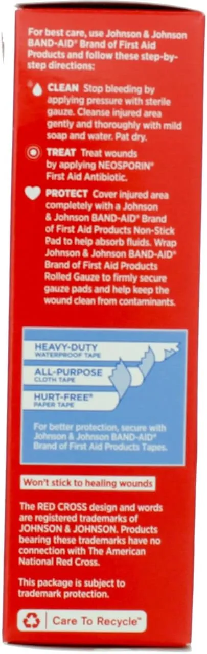 BAND-AID® Brand HURT-FREE® Non-stick Pads 3INX4IN, 10 COUNT