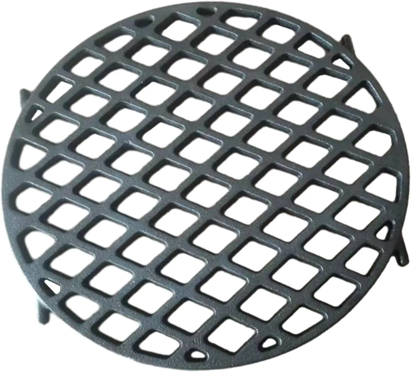 BBQ Stand Grill Pan Stand Cooking Multipurpose Baking Cast Iron Grilling Grate Grilling Roasting Net Stand for Home, Picnic Party Camping, with legs/918 (Color : with Legs)