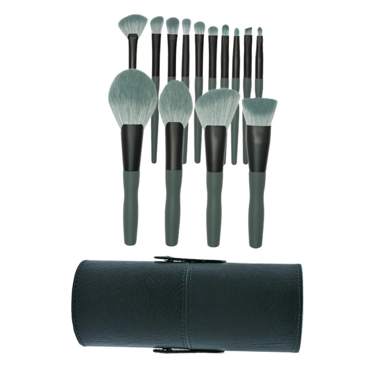 Beaupretty 14pcs Professional Makeup Brush Essential Cosmetic Tool Kit for Blush Contouring Foundation Eyeshadow Comfortable Fibers for Application Makeup Lovers